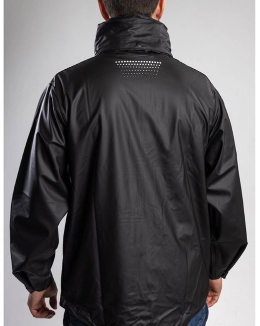 Helly Hansen Black Workwear Voss Adults Rain Jacket