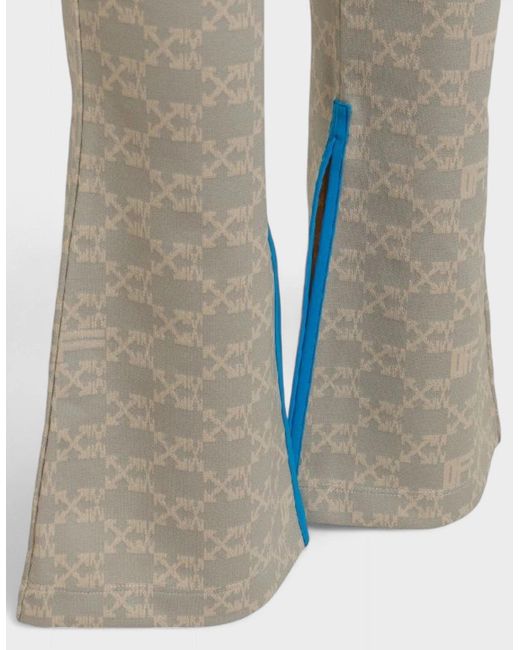 Off-White c/o Virgil Abloh Natural Monogram Split Leggings