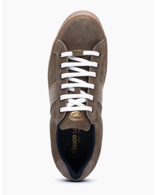 Base London Red Hopper Cupsole Trainers for men