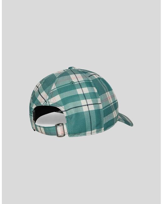 Lyle & Scott Blue Tartan Print Cap for men