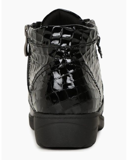 Caprice Black Amanda Ankle Boots