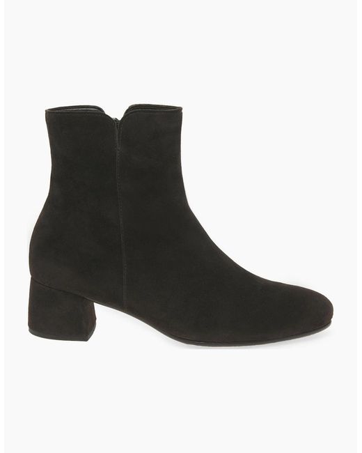 Gabor Black Abbey Ankle Boots