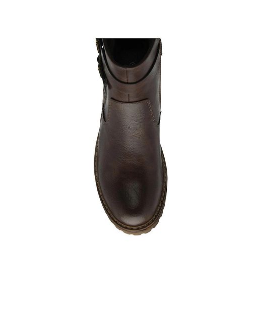 Lotus Brown Harrie Biker Boots