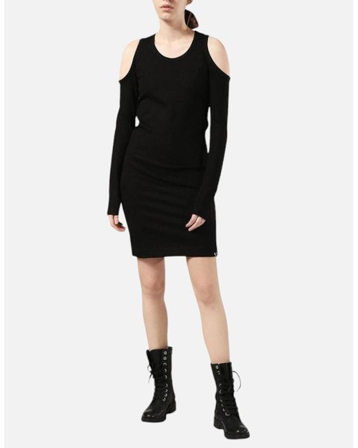 knitted midi dress Black – Qua Oyster Dressing Recipe - Material:Cotton occasion-Bridesmaid Dresses