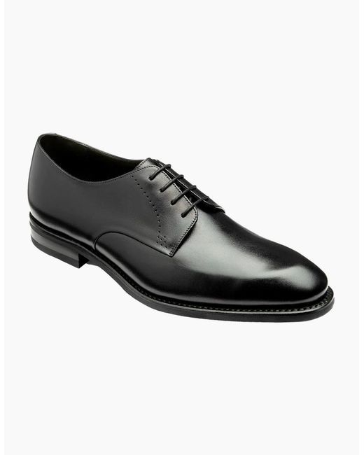 Loake Black Gosling Derby Shoe for men