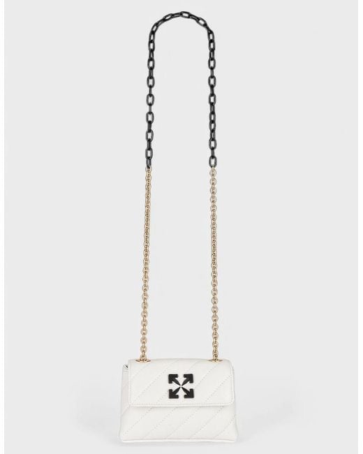 Off-White c/o Virgil Abloh White Jackhammer 17 Shoulder Bag
