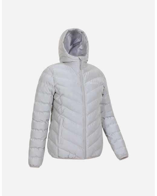 Mountain Warehouse Gray Ladies Seasons Reflective Padded Jacket
