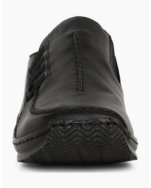 Rieker Black Century Shoes