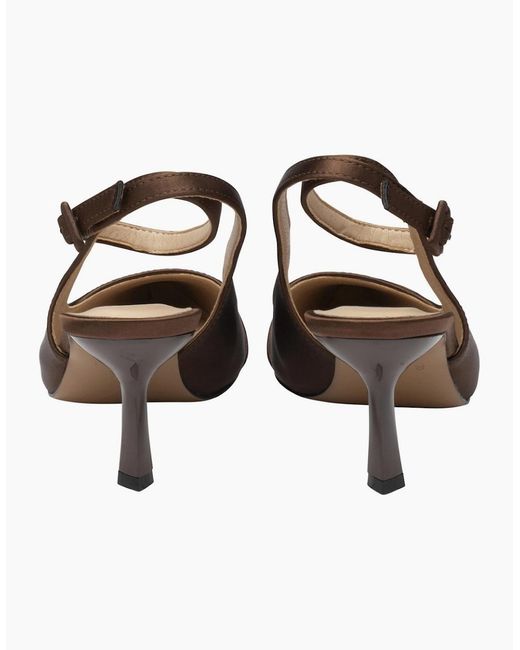 Ravel Brown Catrine Slingback Court Shoes