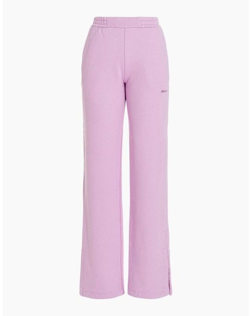 Off-White c/o Virgil Abloh Pink Diag Tapered Sweatpant Lilac