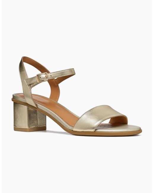 Geox Metallic D Aurely 50 Heeled Sandals