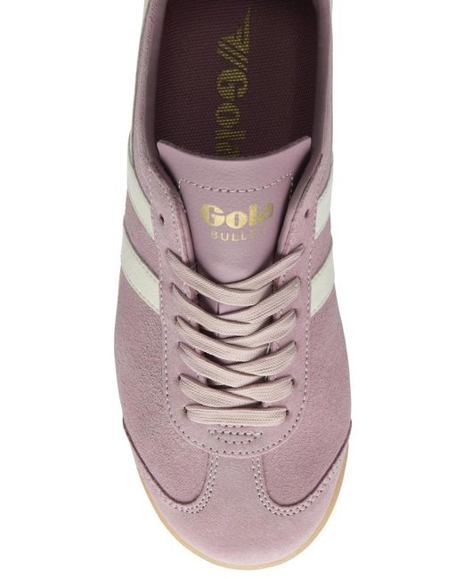 Gola Purple Bullet Suede Trainers