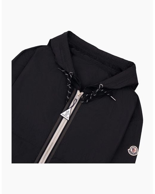 Moncler Black Nidge Hooded Jacket 999 for men