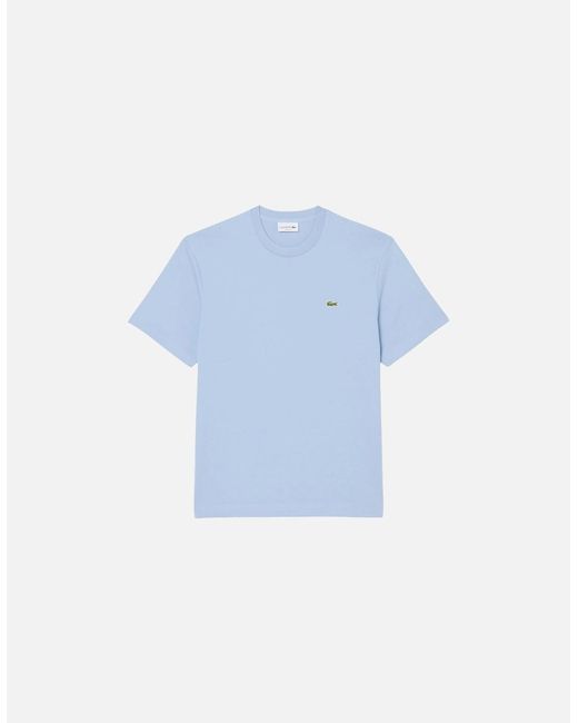 Lacoste Blue Th7318 Classic Fit Cotton T-Shirt for men