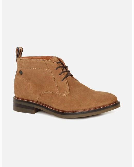 Base London Brown Knebworth Chukka Boots for men