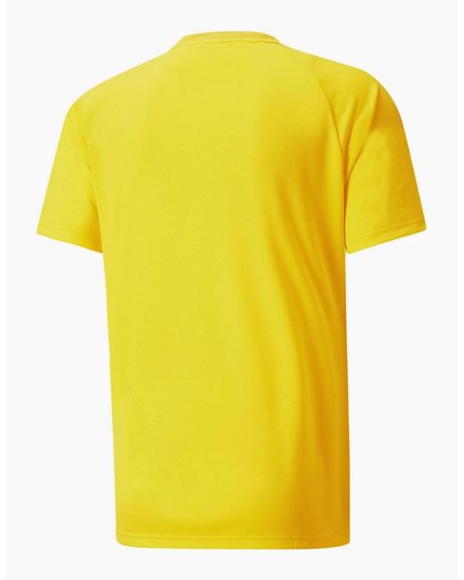 PUMA Yellow Teamvision Jersey T-Shirt for men