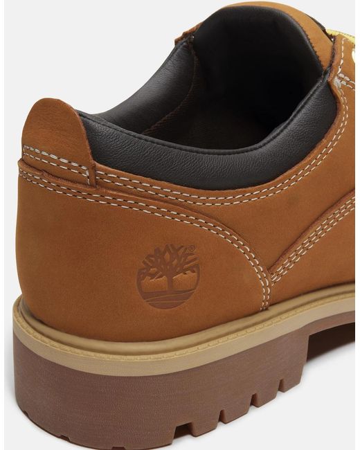 Timberland Brown Heritage Nubuck Oxford Shoes for men