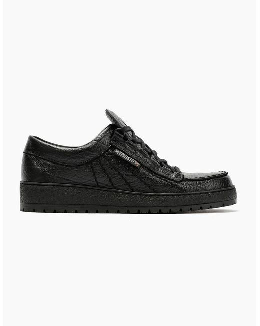 Mephisto Black Mamouth 714 Leather Shoes for men