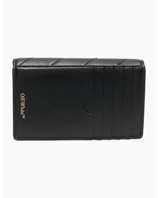 Off-White c/o Virgil Abloh Black Jackhammer Flat Card Case