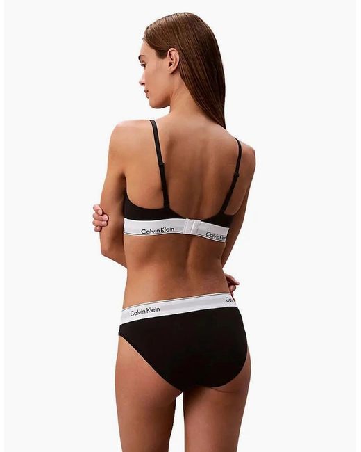 Calvin Klein White Icon Cotton Modal Bikini Brief