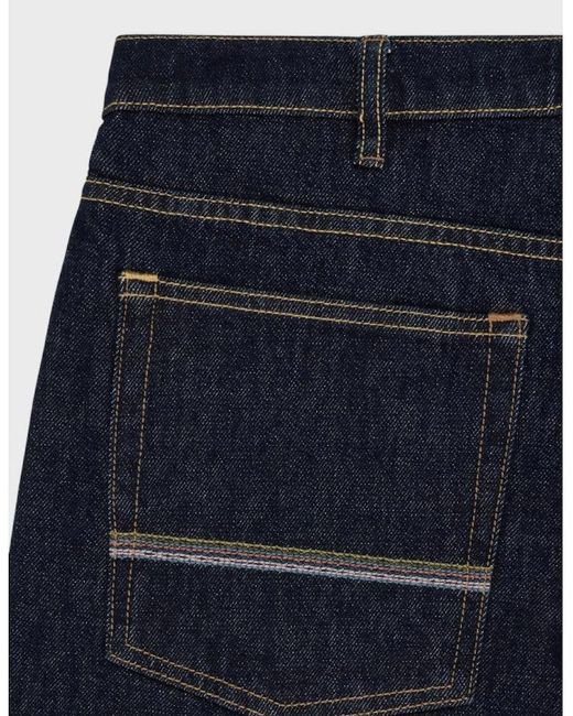 Paul Smith Blue Ps Relaxed Taper Fit Jeans R Wash R Wash for men