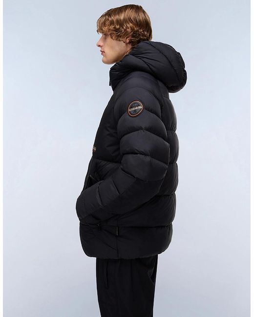 Napapijri Blue Napapirji Moesa Puffer Jacket for men