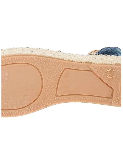 DIESEL Blue Espadrillas Rags Sandals Casual Denim Lace Up Summer Slip On Shoes