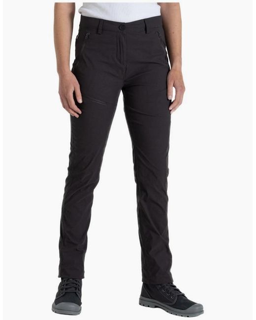 Craghoppers Black Ladies Pro Iii Nosilife Hiking Trousers