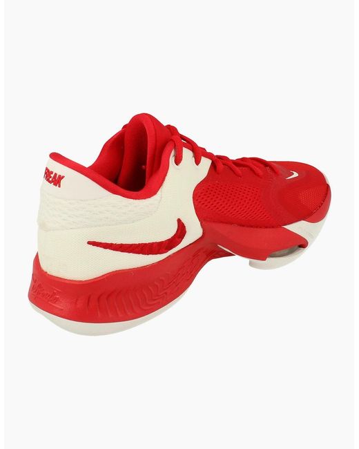 Nike Red Zoom Freak 4 Tb Promo Basketball Trainers Dx6652 602 for men