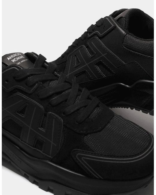 Android Homme Black Ah One Runner Sneaker for men