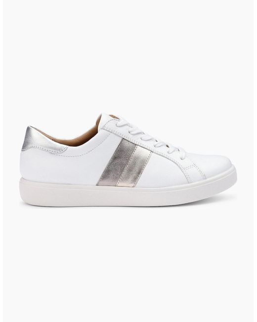 Hotter White Switched Trainers