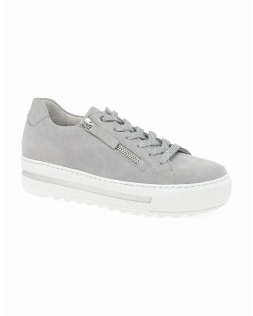 Gabor Gray Heather Casual Trainers