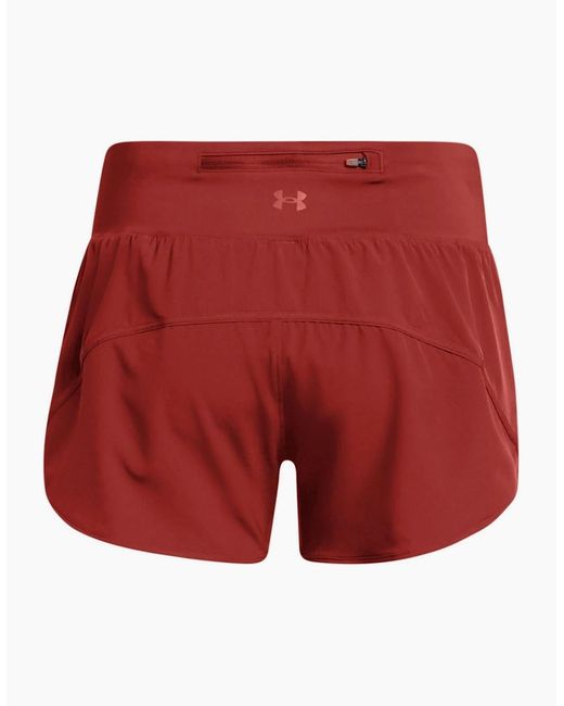 Under Armour Red Launch Pro 3 Running Shorts With Elasticated Waistband