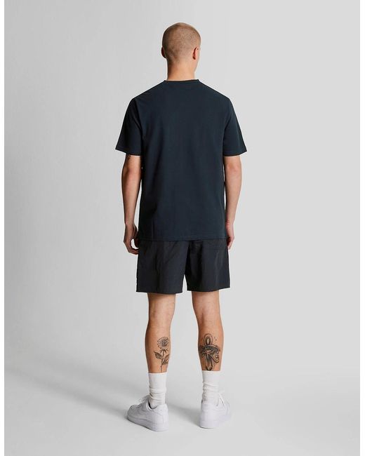 Lyle & Scott Blue Plain Swim Shorts for men