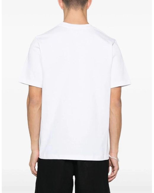 Casablanca White Tennis Club Icon Printed T-Shirt for men