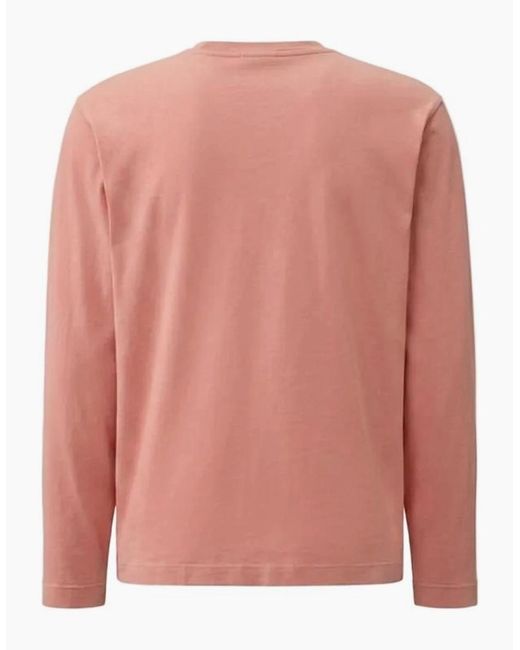C P Company Pink Long Sleeve Tacting T-Shirt for men