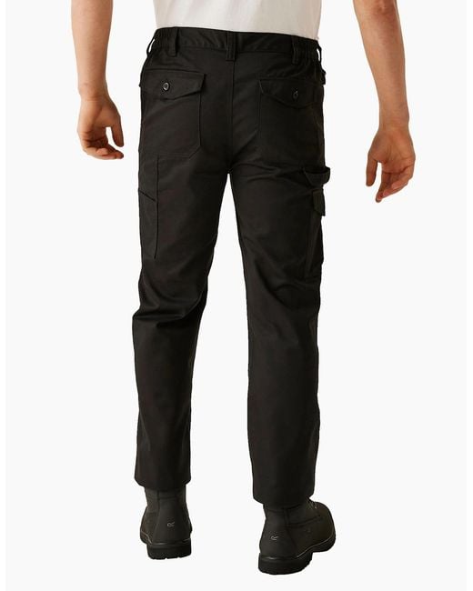 Regatta Black Professional Waterproof Trousers for men