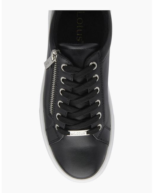 Lotus Black Alessia Trainers