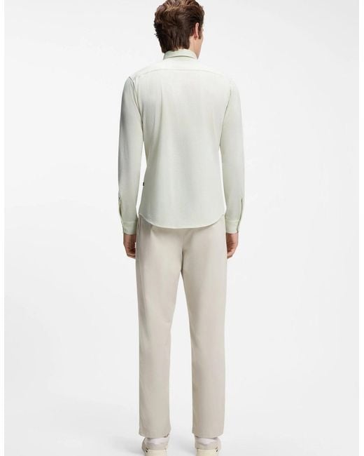 Boss White Boss Mysoft 2 M Shirt 384 Open for men