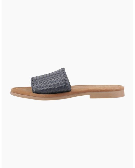 Hush Puppies Blue Hetty Wide Fit Sandals