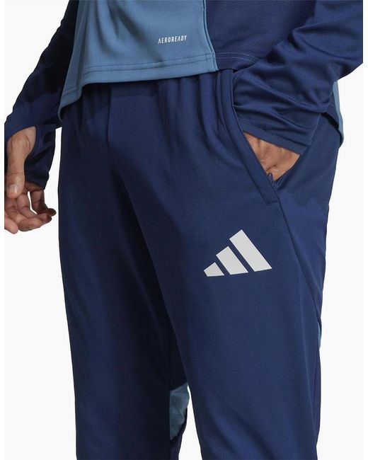 Adidas Blue Training Tracksuit Bottoms 2025 2026 for men