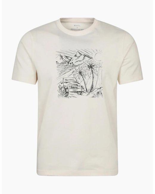 Mountain Warehouse Gray Ocean Drive T-Shirt for men