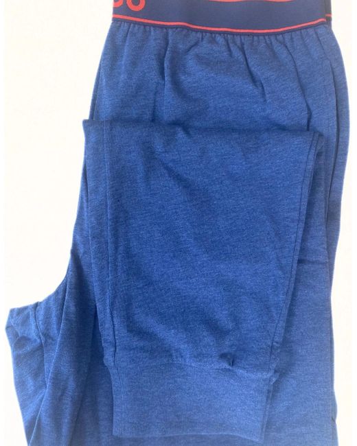 Boss Blue Laze Relaxed-Fit Jersey Loungewear Set, Marl for men