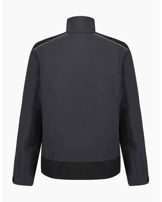 Regatta Blue Sandstorm Workwear Softshell Jacket for men