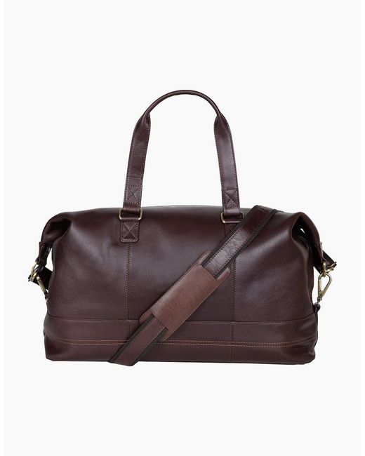 Lakeland Leather Brown Keswick Holdall