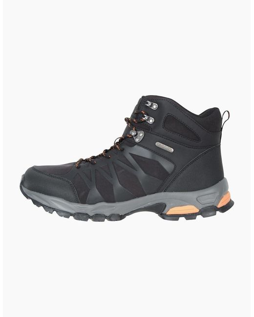Mountain Warehouse Black Trekker Ii Softshell Hiking Boots for men