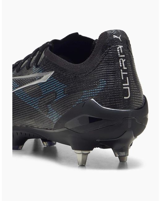 PUMA Black Ultra 5 Soft Ground Football Rugby Boots for men