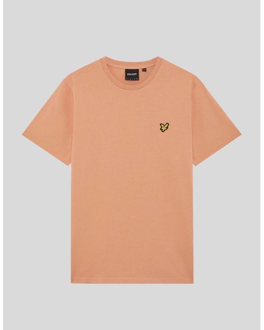 Lyle & Scott Green Cotton Crew Neck T-Shirt for men
