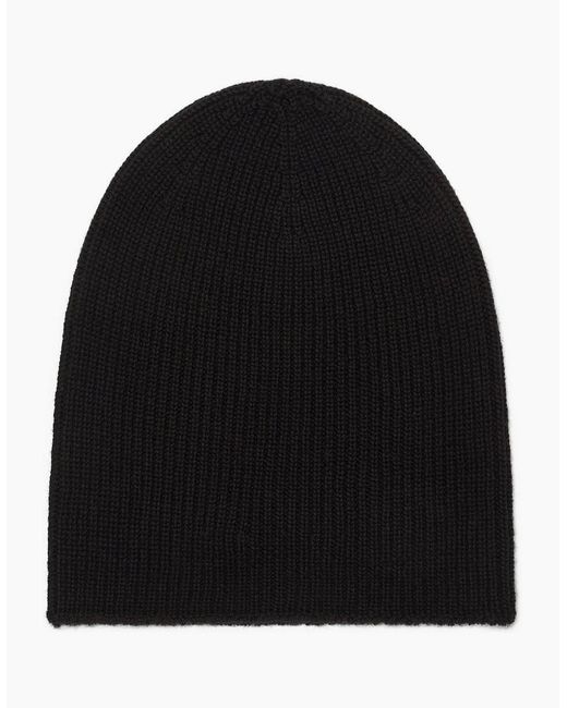 DSquared² Black Flag Beanie Hat for men