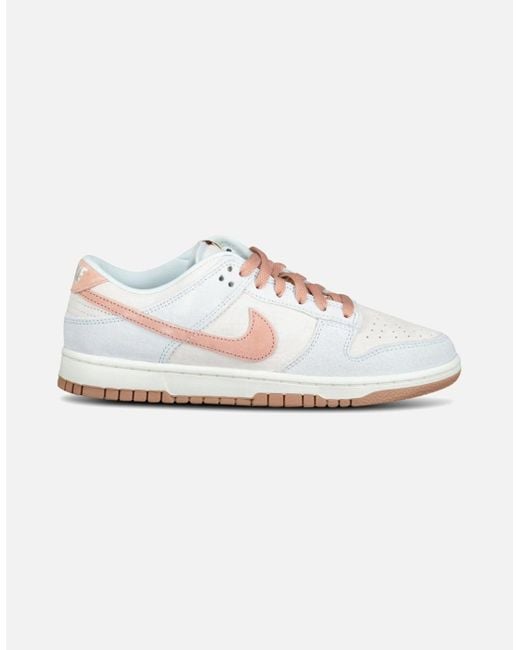 Nike White Dunk Low Fossil Rose Trainers for men